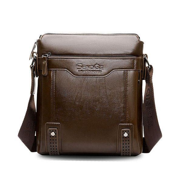 Herren Business Messenger Bag Solide Umhängetasche