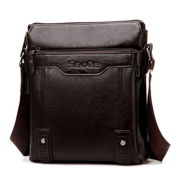 Herren Business Messenger Bag Solide Umhängetasche