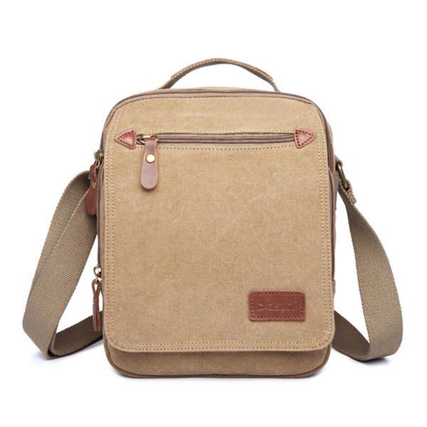 Herren Canvas Handtasche Ipad Bag Outdoor Umhängetasche