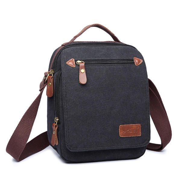 Herren Canvas Handtasche Ipad Bag Outdoor Umhängetasche