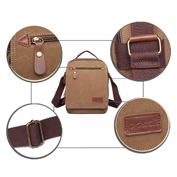 Herren Canvas Handtasche Ipad Bag Outdoor Umhängetasche