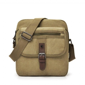 Herren Canvas Multifunktionale Vintage Umhängetasche Umhängetasche Casual Business Travel Pack