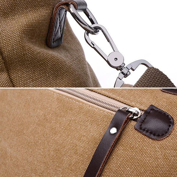 Herren Canvas Outdoor Freizeit Reisetasche Mit Großem Fassungsvermögen