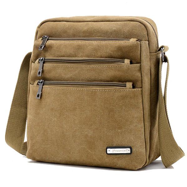 Herren Canvas Outdoor Freizeit Umhängetaschen