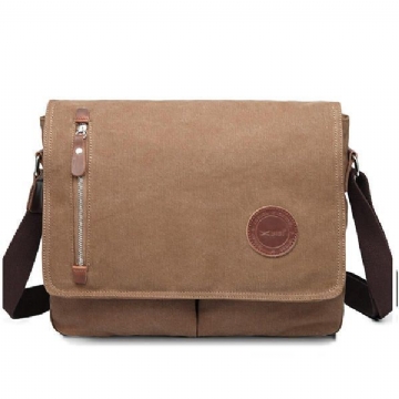 Herren Canvas Umhängetasche Lässige Umhängetasche Retro Laptoptasche