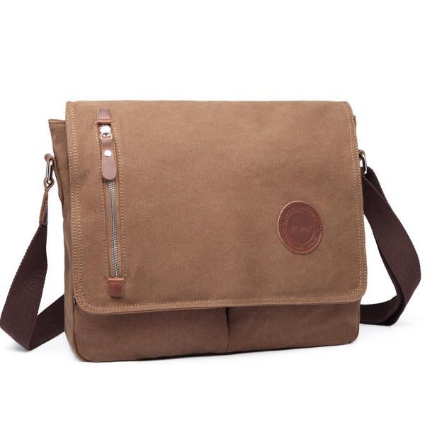 Herren Canvas Umhängetasche Lässige Umhängetasche Retro Laptoptasche