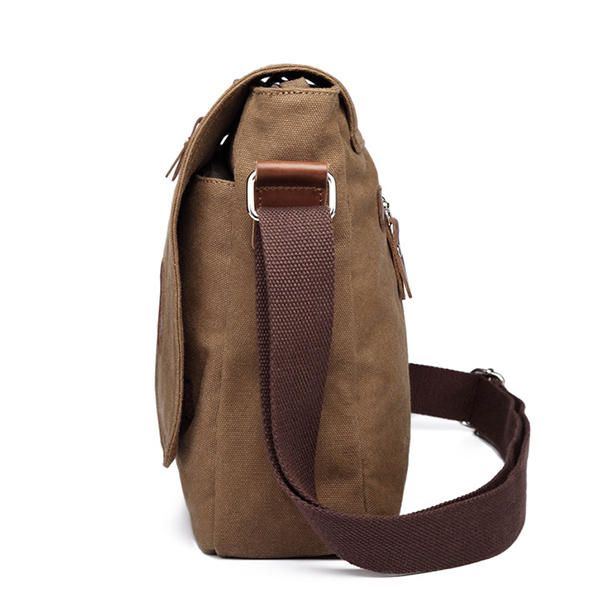 Herren Canvas Umhängetasche Lässige Umhängetasche Retro Laptoptasche