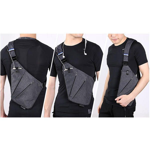 Herren Damen Rechts Linkshänder Multifunktions Sport Outdoor Light Gürteltasche Brusttasche Umhängetasche