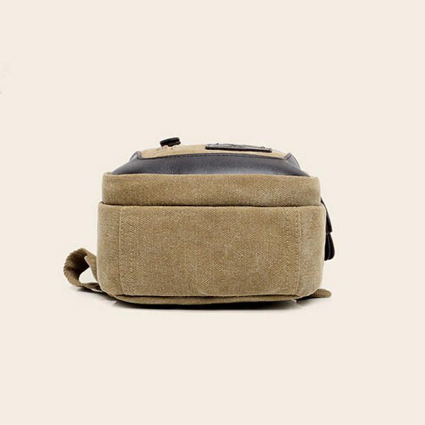 Herren Damen Retro Canvas Umhängetasche Umhängetasche Brusttasche