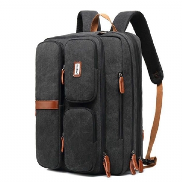 Herren Multifunktionaler Laptop Rucksack Umhängetasche