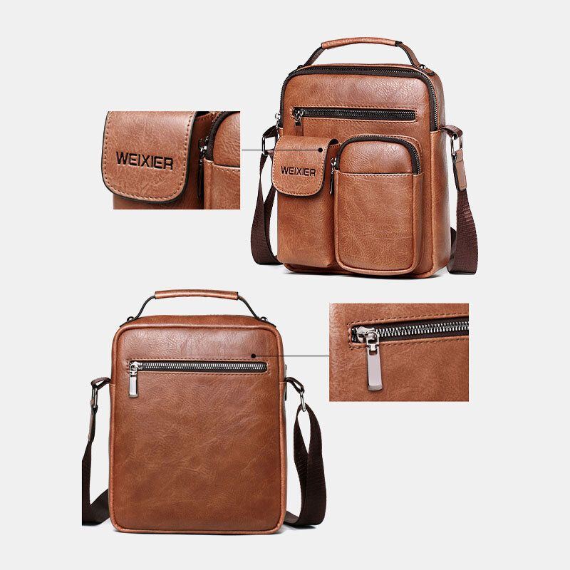 Herren Multifunktionstasche Casual Umhängetasche Umhängetasche Handtasche Business Bag