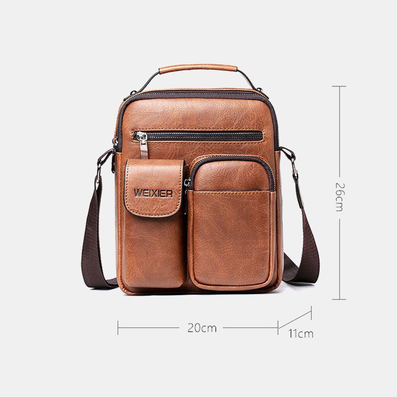 Herren Multifunktionstasche Casual Umhängetasche Umhängetasche Handtasche Business Bag