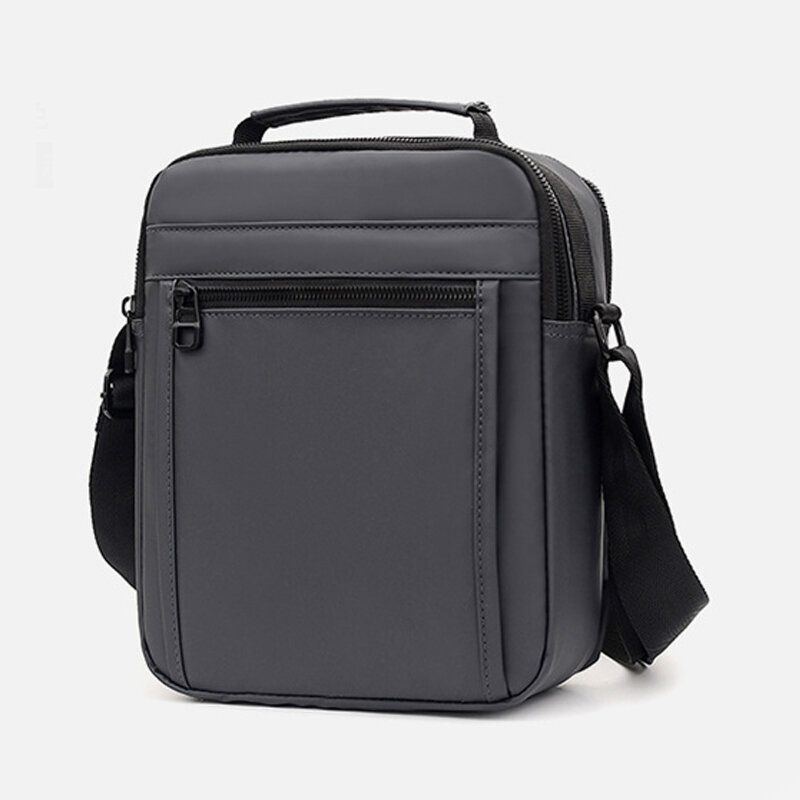 Herren Nylon Leicht Lässig Outdoor Reisen Multi Trage Schultertasche Umhängetasche