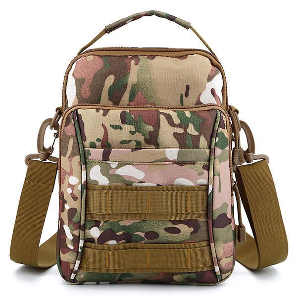 Herren Outdoor Sports Travel Camouflage Farbe Taktische Umhängetasche