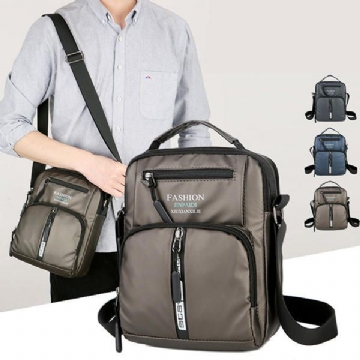 Herren Oxford Business Umhängetaschen Brusttasche Mit Mehreren Taschen