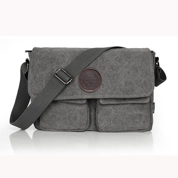 Herren Retro Umhängetasche Canvas Umhängetasche Messenger