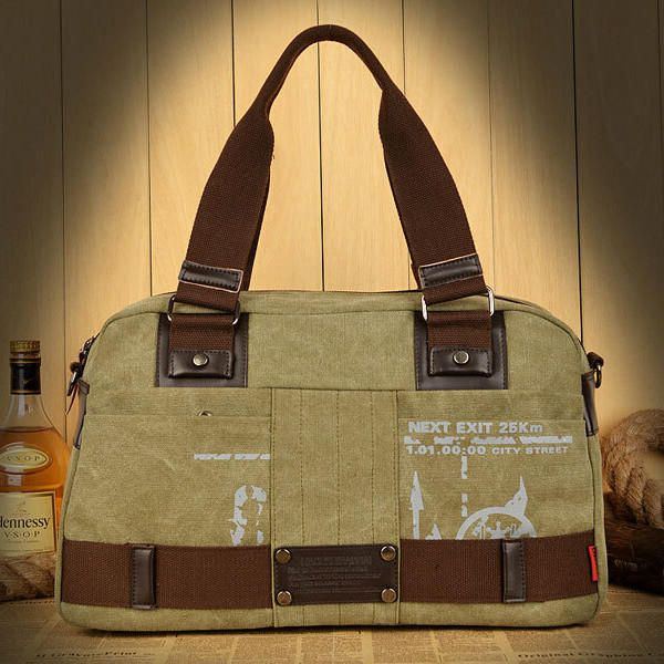 Herrenmode Freizeit Segeltuchtasche Umhängetasche Business Handtasche