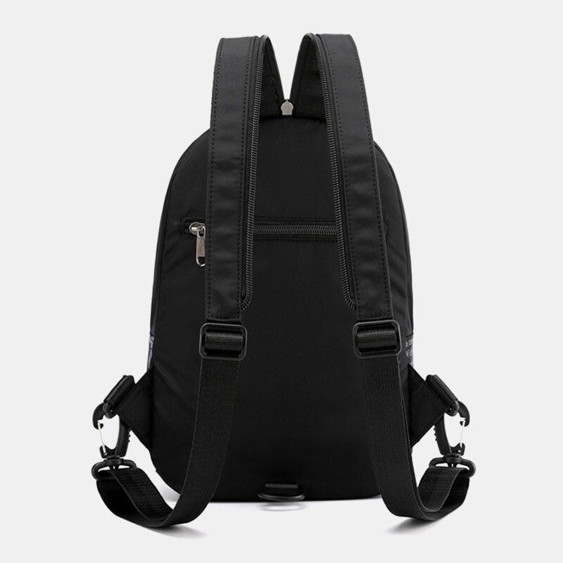 Herrenmode Große Wasserdichte Rucksack Brusttasche Aus Nylon