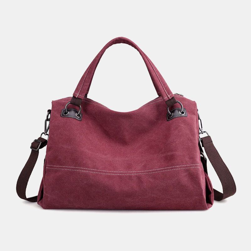 Lässige Canvas Handtasche Für Damen Multi Trage Crossbody Tasche