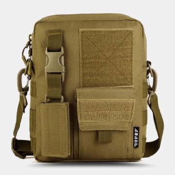 Herren Camo Muster Multifunktions Große Kapazität Outdoor Travel Tactical Bag Umhängetasche Umhängetasche Square Bag