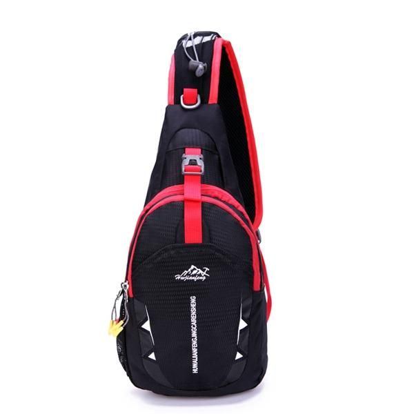 Herren Damen Nylon Wasserdichte Umhängetasche Outdoor Sport Lässige Brusttasche