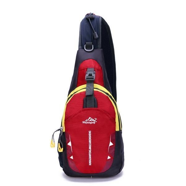 Herren Damen Nylon Wasserdichte Umhängetasche Outdoor Sport Lässige Brusttasche