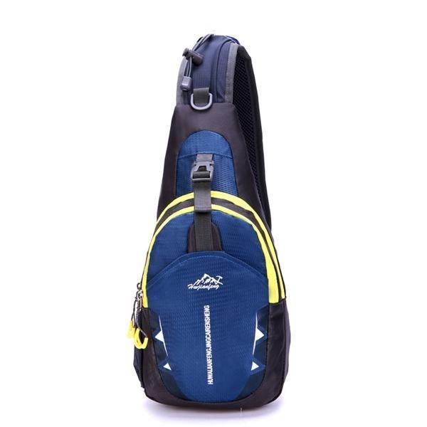 Herren Damen Nylon Wasserdichte Umhängetasche Outdoor Sport Lässige Brusttasche