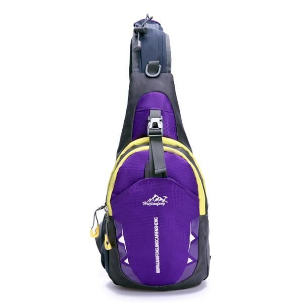 Herren Damen Nylon Wasserdichte Umhängetasche Outdoor Sport Lässige Brusttasche