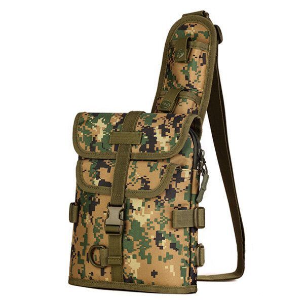 Herren Damen Outdoor Tactical Umhängetasche Double Use Sport Wandern Multifunktionsrucksack