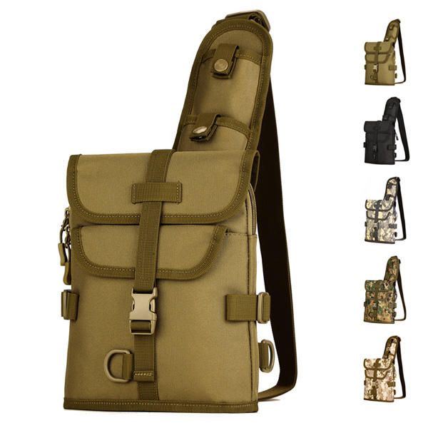 Herren Damen Outdoor Tactical Umhängetasche Double Use Sport Wandern Multifunktionsrucksack