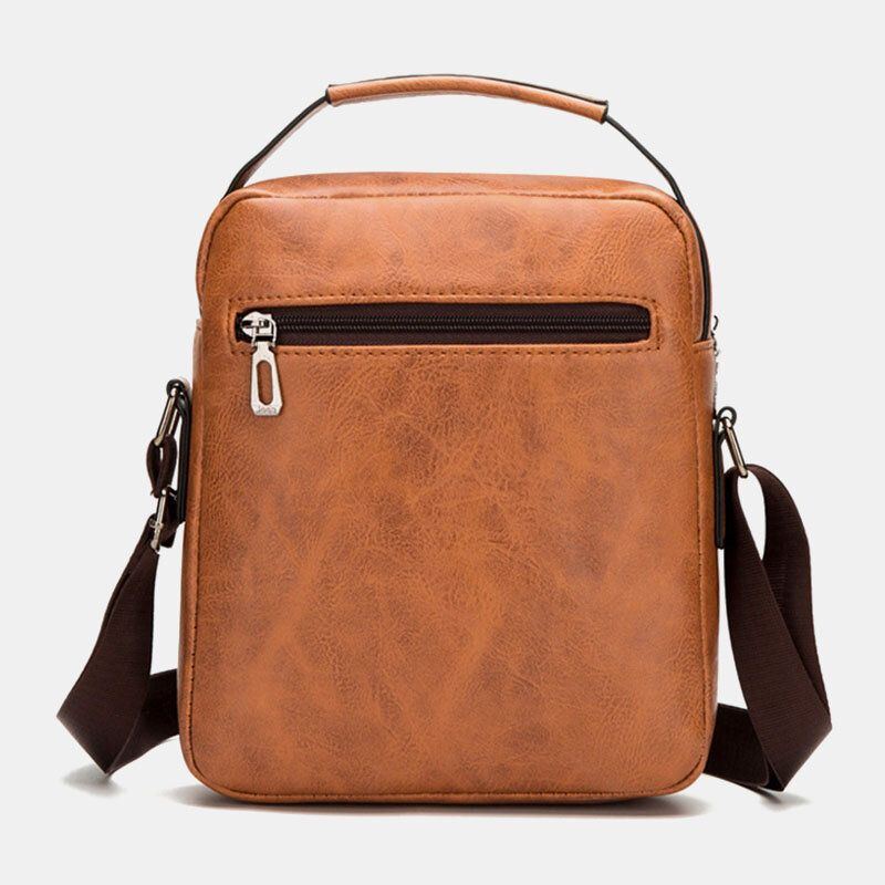 Herren Multi Pocket Wasserdichte Verschleißfeste Crossbody Taschen Retro Umhängetasche Mit Großer Kapazität