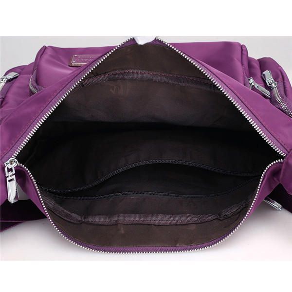 Mehrschichtige Reißverschlusstaschen Für Damen Nylon Umhängetaschen Outdoor Sportarten Wasserdichte Crossbody Taschen Umhängetasche