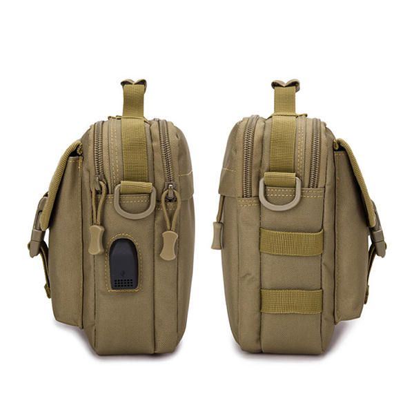 Men New Canvas Tactical Camo Lässige Umhängetasche