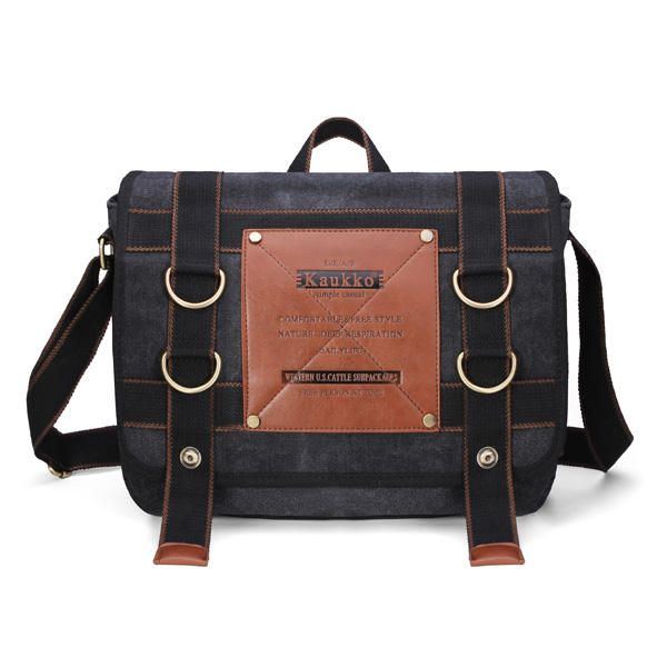 Mens Retro Canvas Travel Shoulder Bag School Messenger Bags