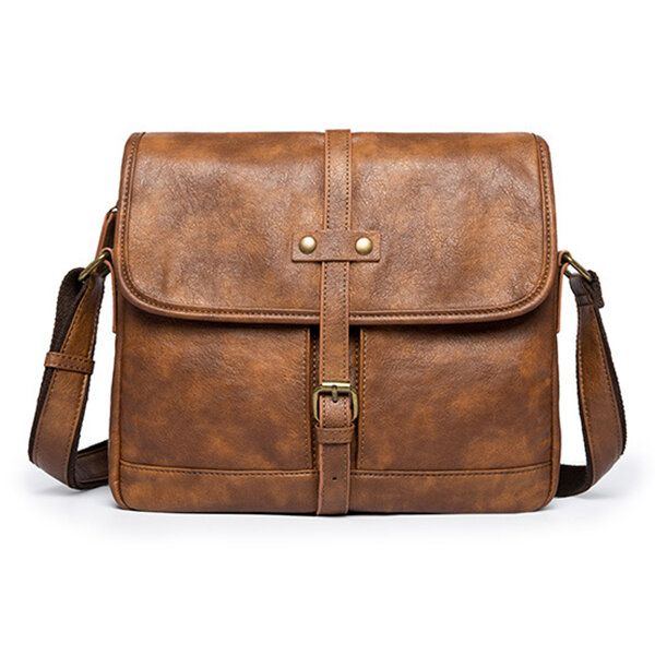 Minimalistische Retro Casual Messenger Umhängetasche Für Herren