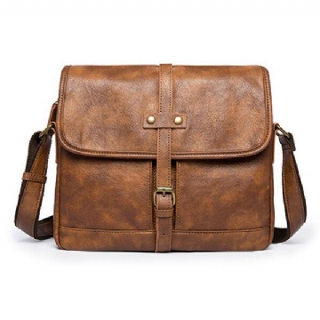 Minimalistische Retro Casual Messenger Umhängetasche Für Herren