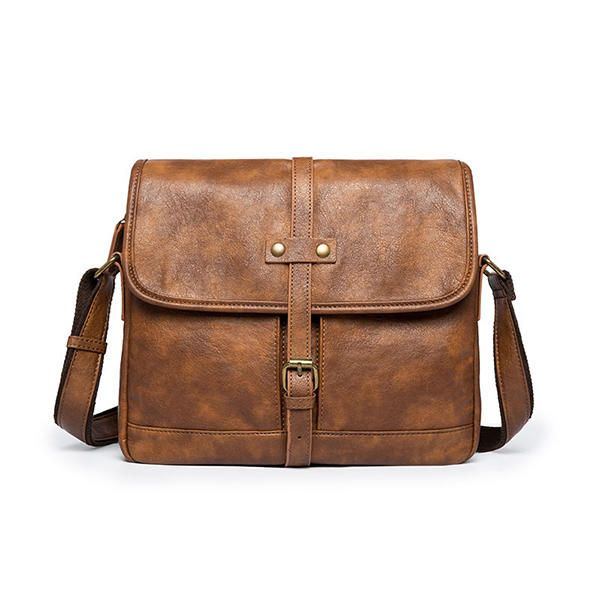 Minimalistische Retro Casual Messenger Umhängetasche Für Herren