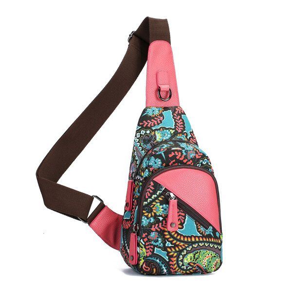 National Floral Summer Light Damen Brusttasche Sling Bag Umhängetasche