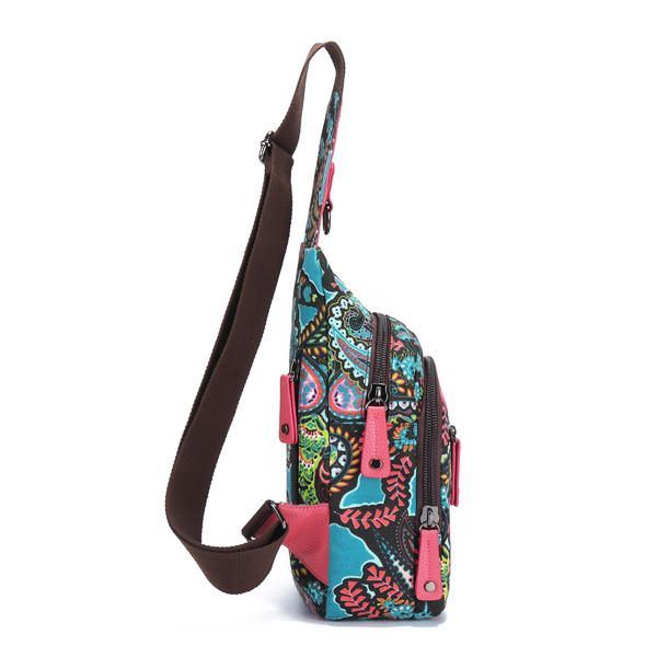 National Floral Summer Light Damen Brusttasche Sling Bag Umhängetasche