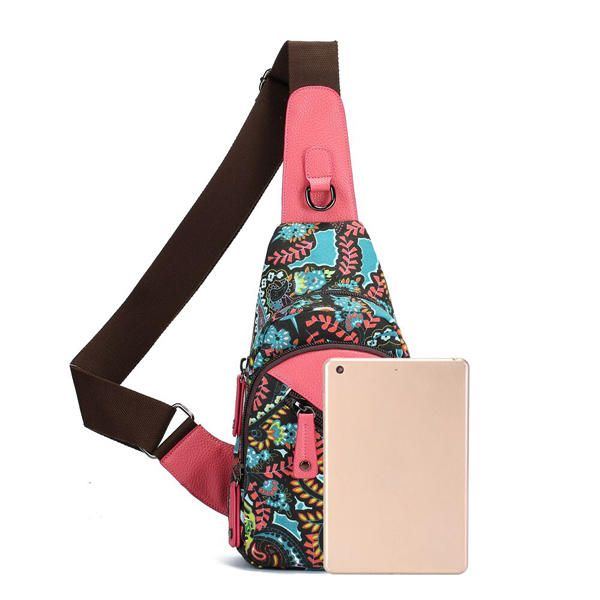 National Floral Summer Light Damen Brusttasche Sling Bag Umhängetasche