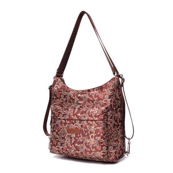 National Floral Travel Damen Rucksack Umhängetasche