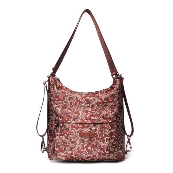 National Floral Travel Damen Rucksack Umhängetasche