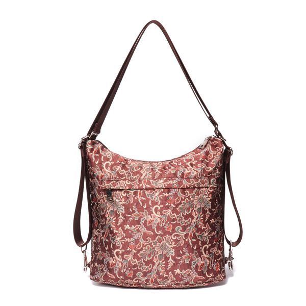 National Floral Travel Damen Rucksack Umhängetasche