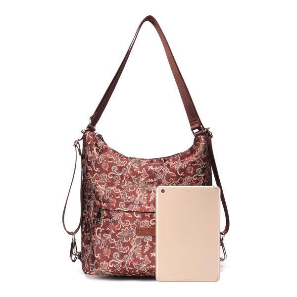 National Floral Travel Damen Rucksack Umhängetasche