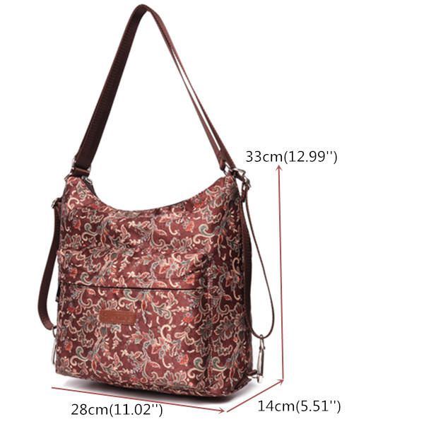 National Floral Travel Damen Rucksack Umhängetasche