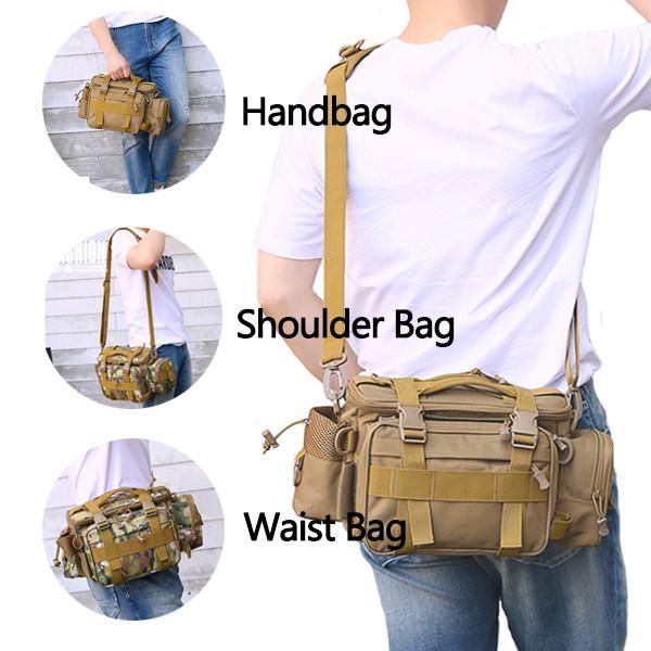 Nylon Gürteltasche Outdoor Sport Wasserdichtes Taktisches Paket Schulter Crossbody Tasche Für Herren