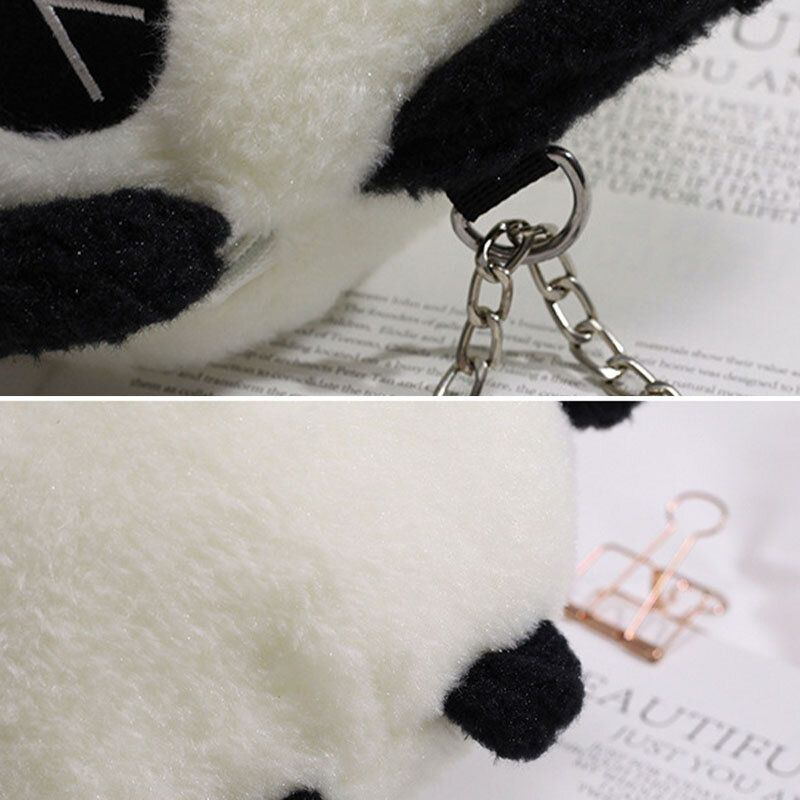 Olympische Winterspiele Der Damen Peking 2022 Niedliche Umhängetasche Aus Dacron Mit Panda Kette