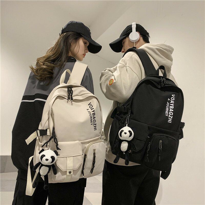 Olympische Winterspiele Der Damen Peking 2022 Niedlicher Panda Dekorations Multifunktions Rucksack Wasserdichte Schultasche Aus Nylon