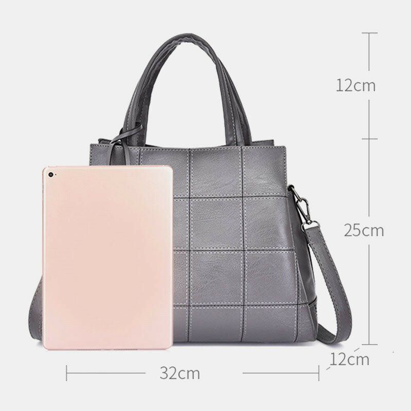 Solide Damen Business Handtasche Umhängetasche Umhängetasche