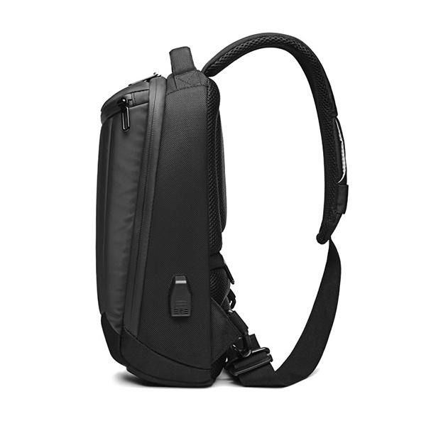 Wasserdichte Business Usb Ladebuchse Mit Großer Kapazität Schultertasche Brusttasche Umhängetasche Für Herren